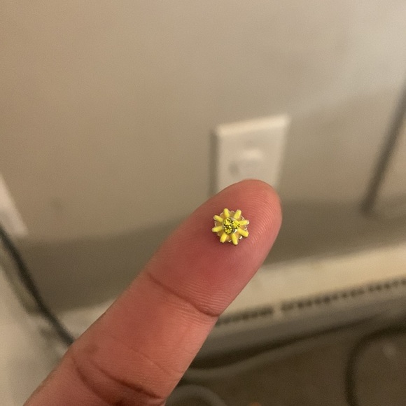 Floating Locket charms - set of misc flowers - Picture 2 of 2